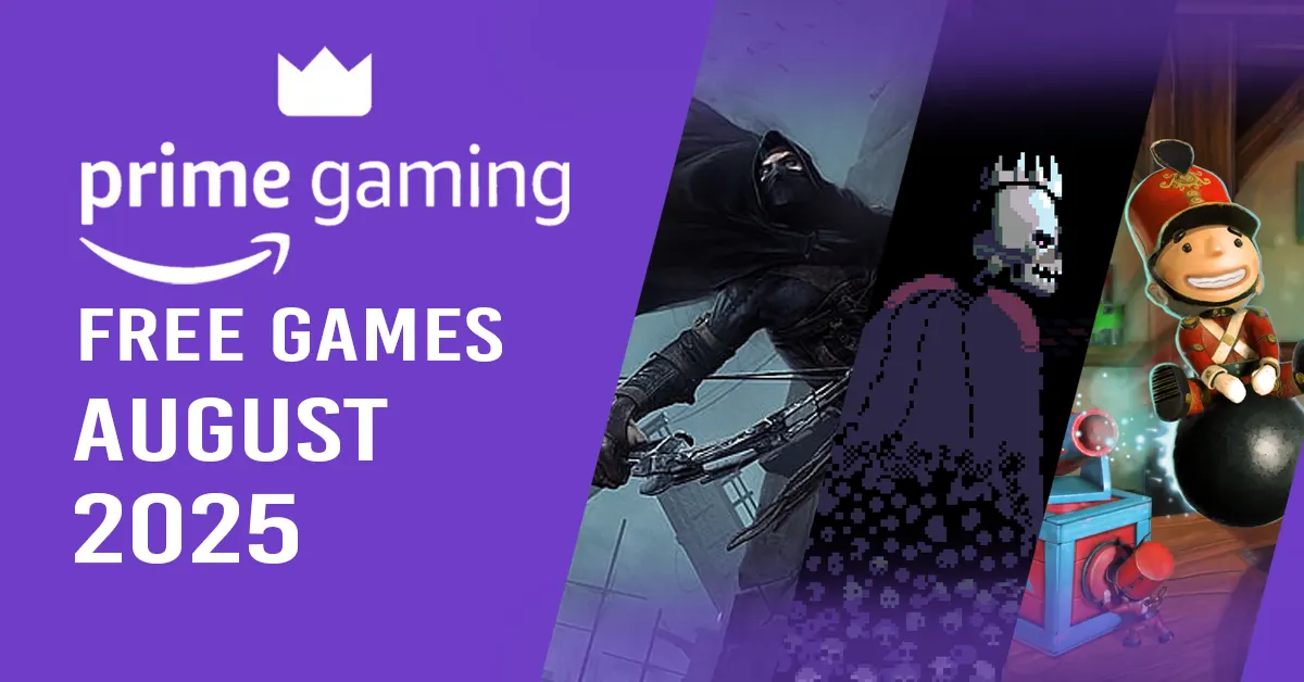 Amazon Prime Gaming Free Games for August 2025 - Full List