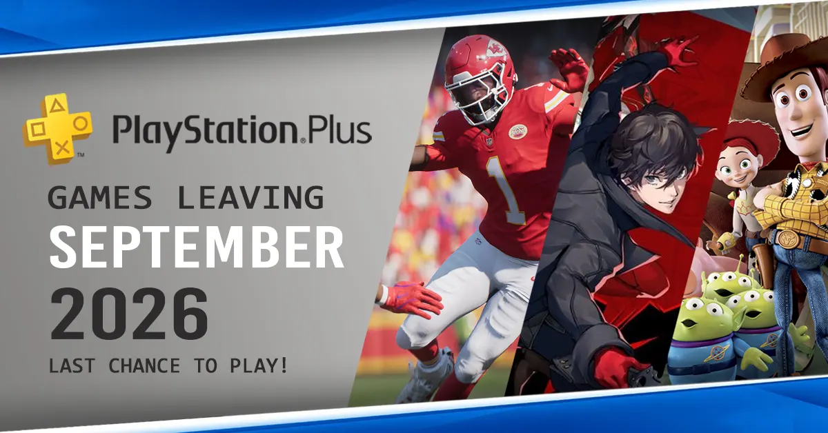 Spiele, die PlayStation Plus im September 2026 verlassen