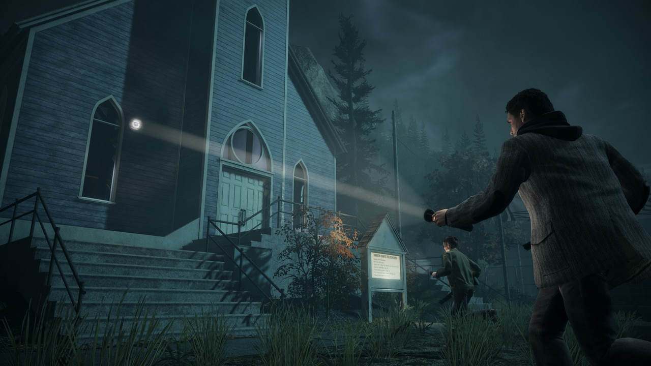 Alan Wake remastered Alan mit Sarah Breaker