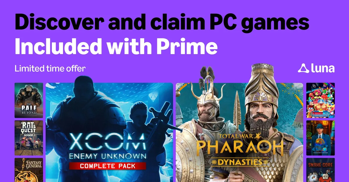 Amazon Prime Gratis PC-Spiele für April 2026