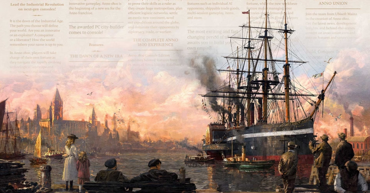 Anno 1800 Console Edition: Jetzt 70% Rabatt auf PS5 & Xbox Series X/S