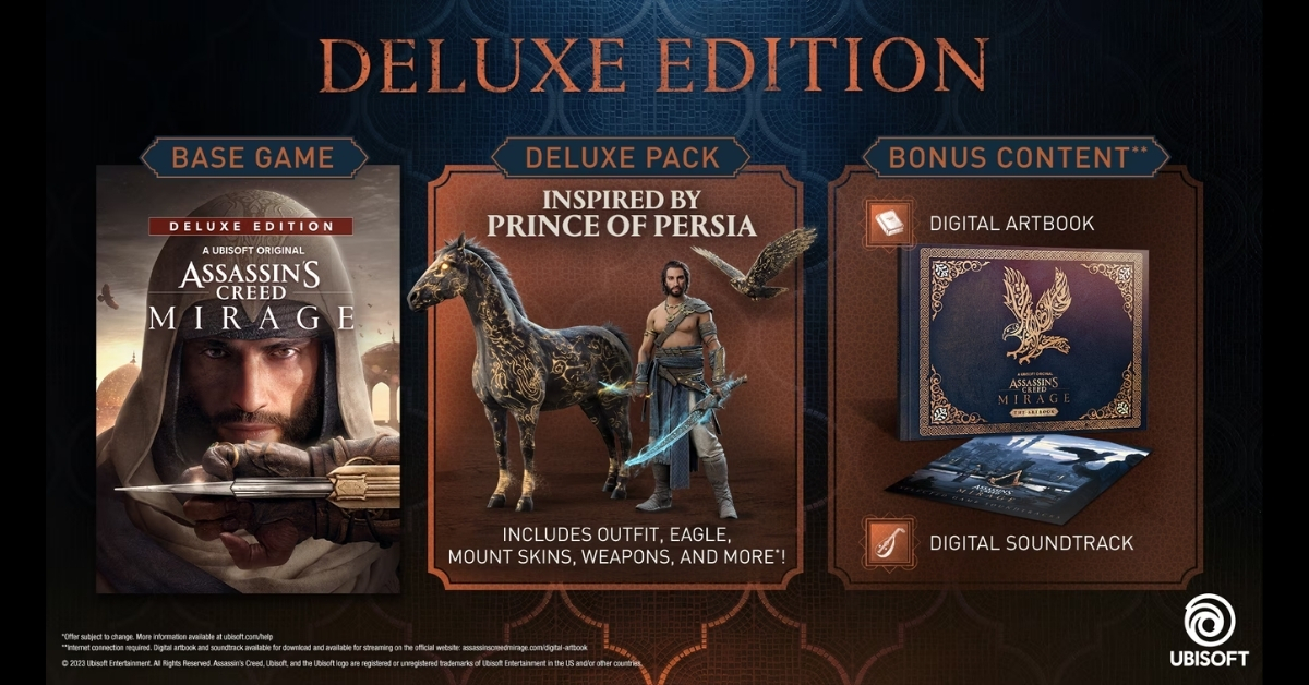 Assassins Creed Mirage Deluxe Edition Xbox X|S Nur für kurze Zeit zum Bestpreis