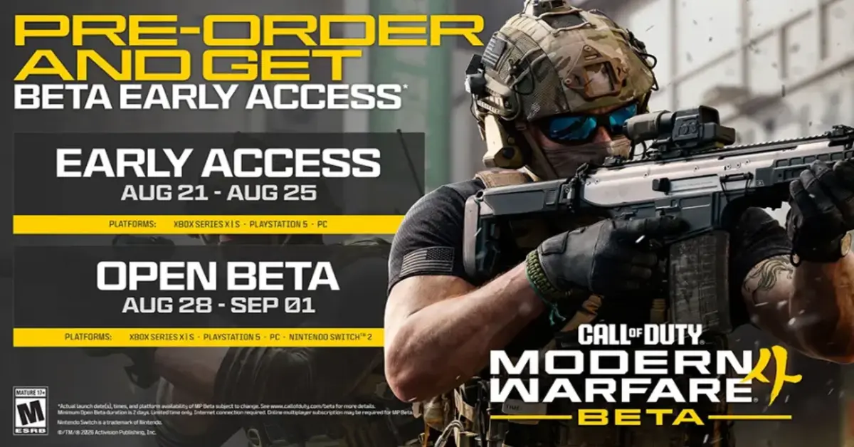 Early Access Beta Codes for Modern Warfare 4