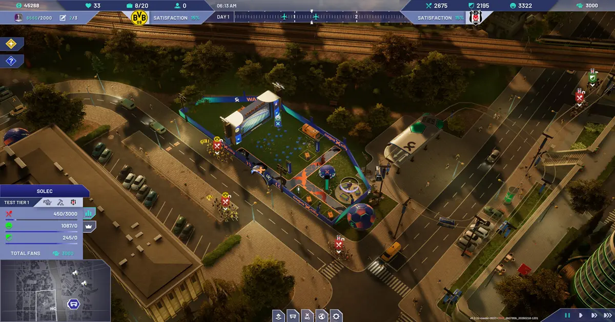 Copa City Launch-Tag Fußballstadion Tycoon Management Gameplay