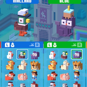 Crossy Road Castle Charakter-Auswahl