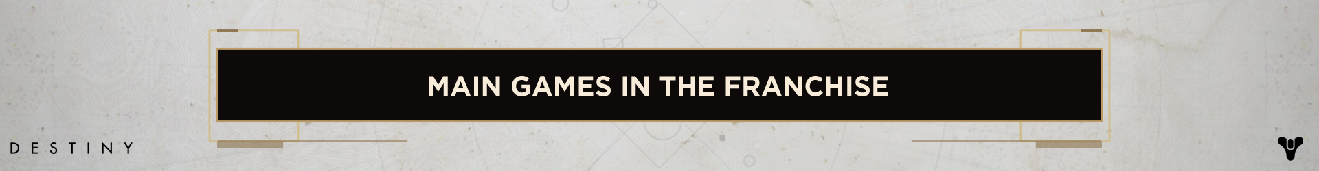 Hauptspiele der Franchise