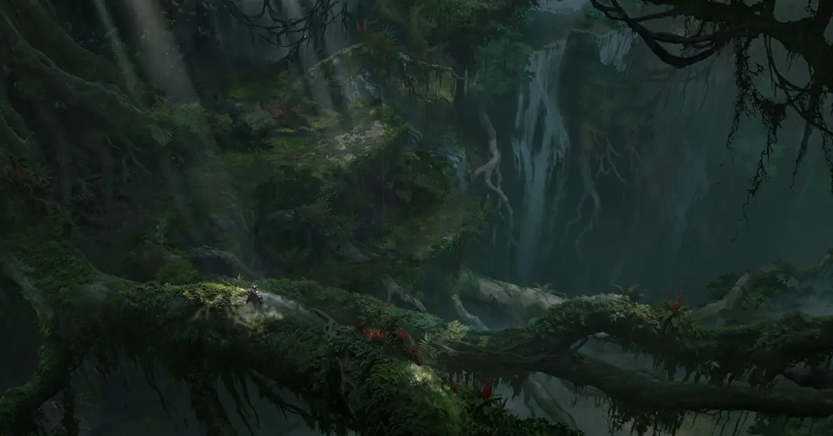 In-Game-Karte der Nahantu-Region in Diablo IV Vessel of Hatred