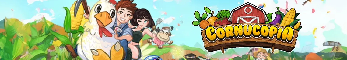 EINE LEBENDIGE FARM IN EINER WARMEN 2.5D-WELT: CORNUCOPIA