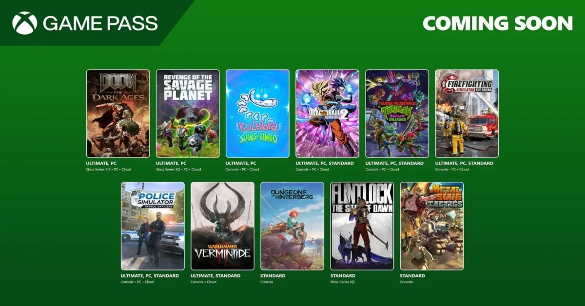 Xbox Game Pass May 2025