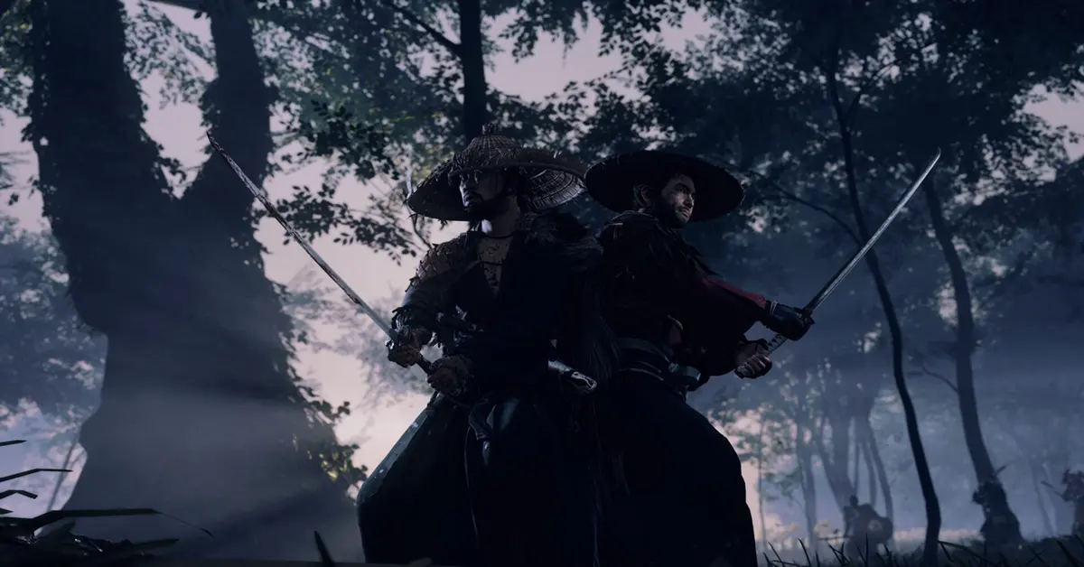 Jin Sakai im Kampf gegen einen mongolischen Krieger in Ghost of Tsushima PC