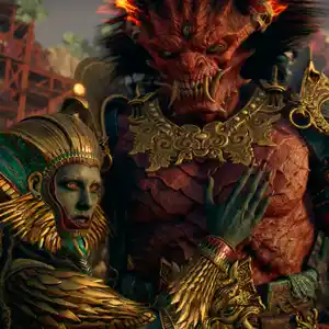 God of War Laufey - Sekhmet und Begtse