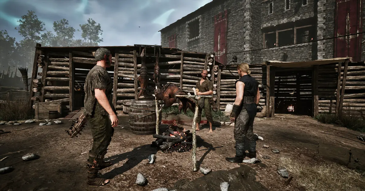 Der namenlose Held aus dem Gothic 1 Remake in der Minenkolonie mit Unreal Engine 5