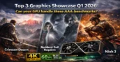 Top 3: Grafik-Highlights Q1 2026 – Schafft deine GPU die neuen AAA-Benchmarks?