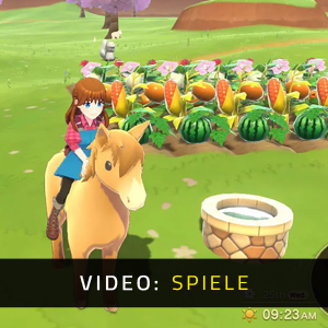 Harvest Moon The Winds of Anthos Gameplay Video