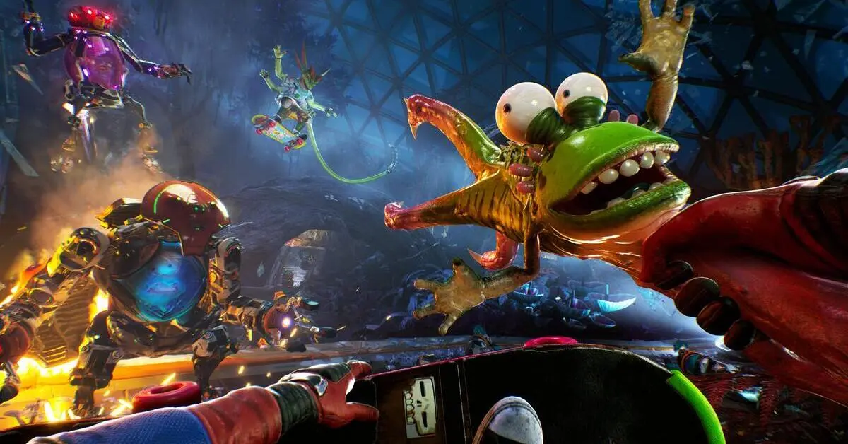 Squanch Games bringt seine Fortsetzung des Pharma-Egoshooters auf die neue Konsole von Nintendo.