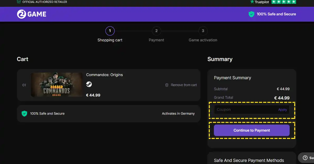 2GAME-Geschenkkarten-Code