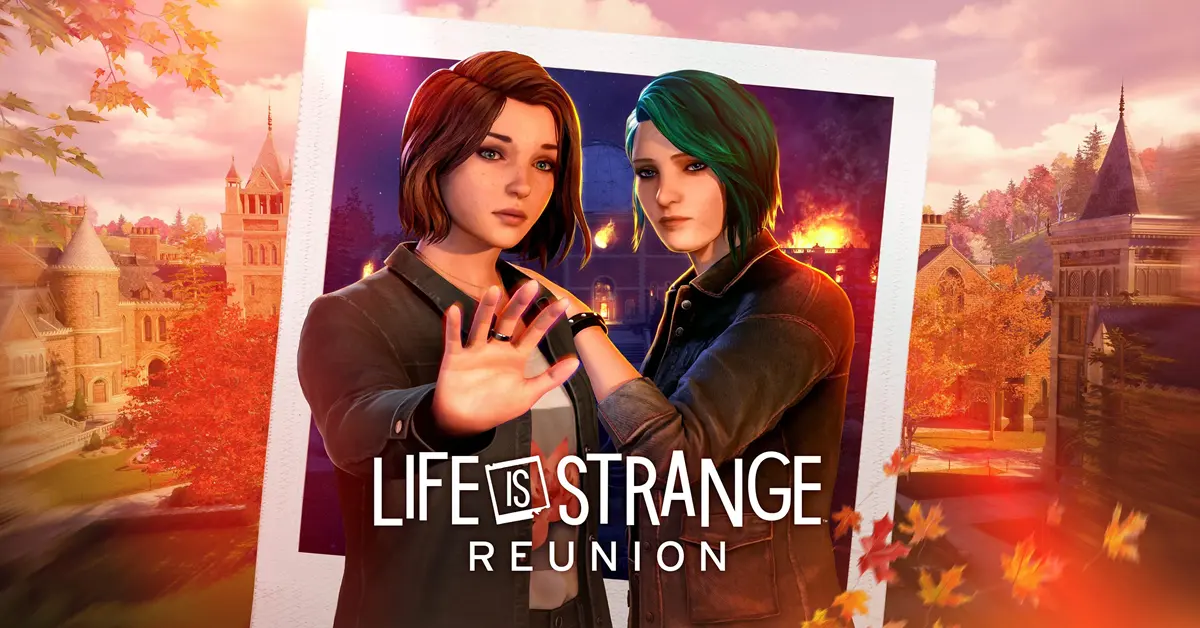 Max und Chloe betrachten eine leuchtende Anomalie in Life is Strange Reunion