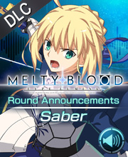 MELTY BLOOD TYPE LUMINA Saber Round Announcements Pc