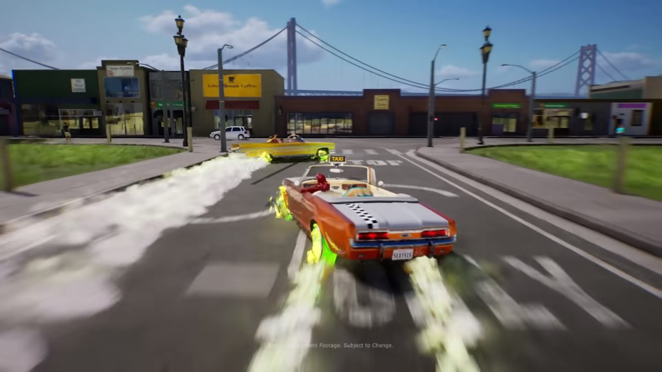 Crazy-Taxi während des Power-Surge-Trailer bei den Game Awards 2023