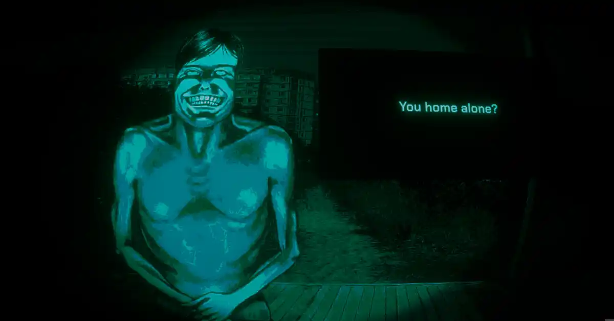 Der einzigartige Kunststil von No, I’m not a Human unterstreicht das erzählerische Gameplay.