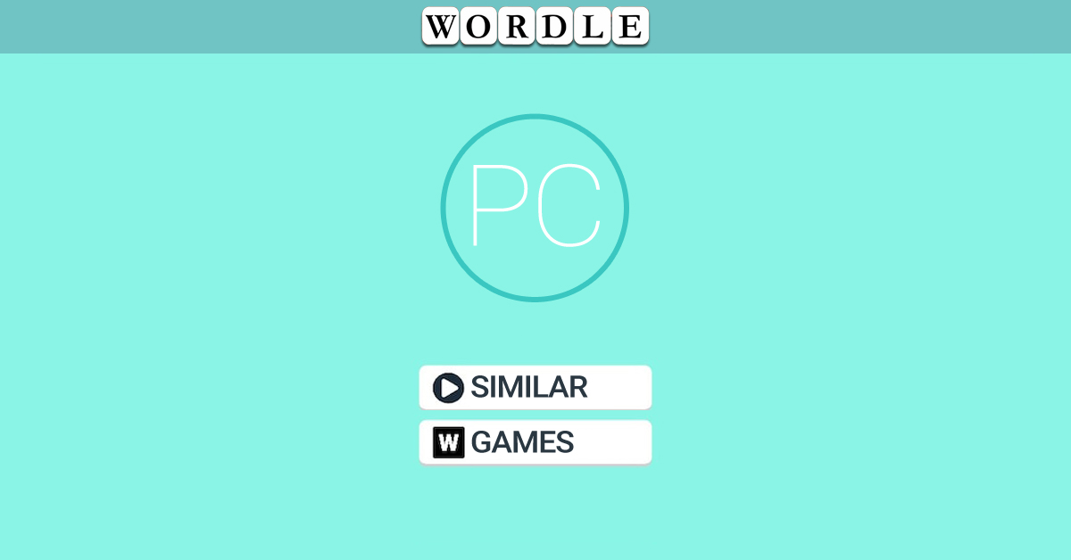 Spiele wie Wordle PC