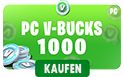 Keyforsteam 1000 V-Bucks PC