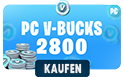 Keyforsteam 2800 V-Bucks PC