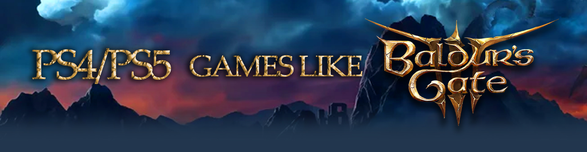 PS4/PS5-Spiele wie Baldur's Gate