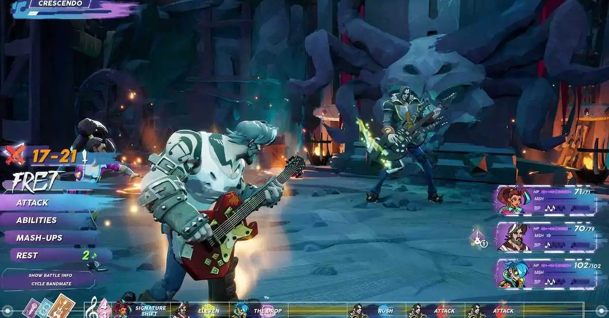 Cadence und ihre Crew bereiten die ultimative Bühne für den rundenbasierten musikalischen Showdown vor.