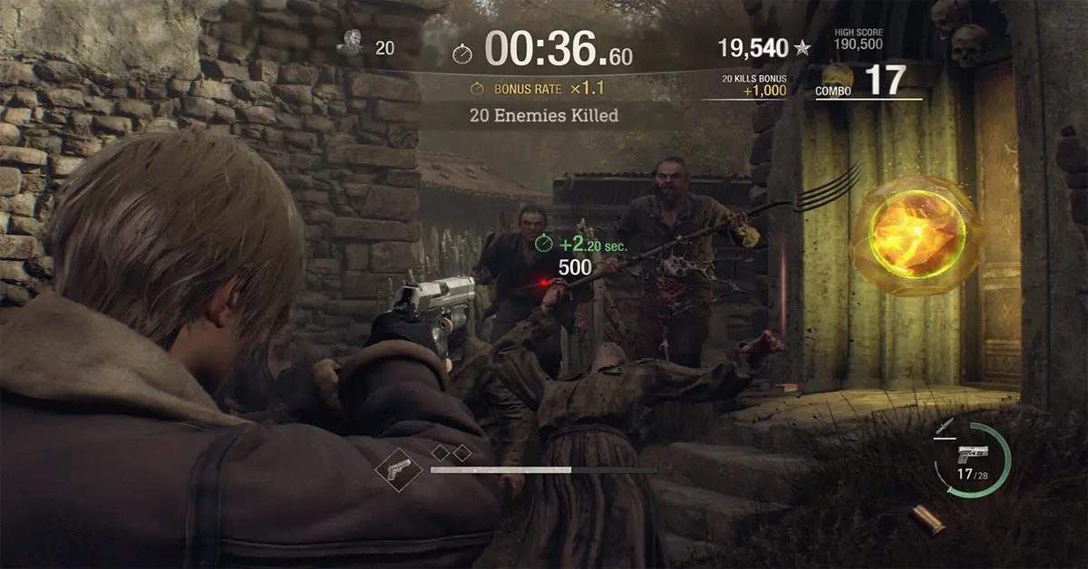 Resident Evil 4 Remake Mercenaries-Modus Gameplay.