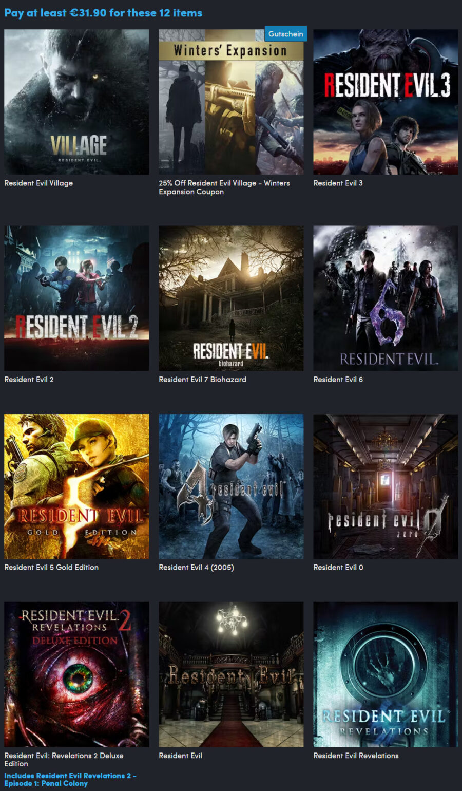 Resident Evil Bundle