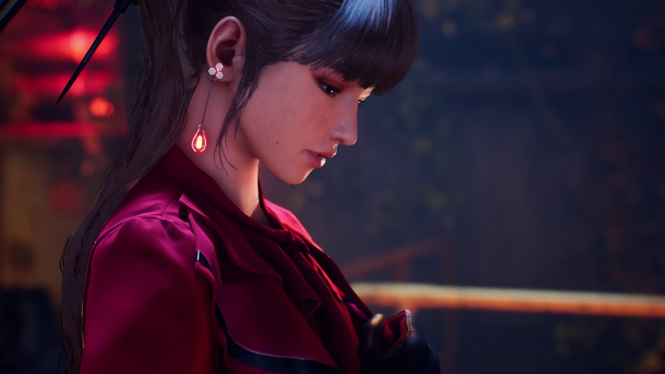 Ein Bild zeigt Eve in einem eher lässigen Outfit aus Stellar Blade.