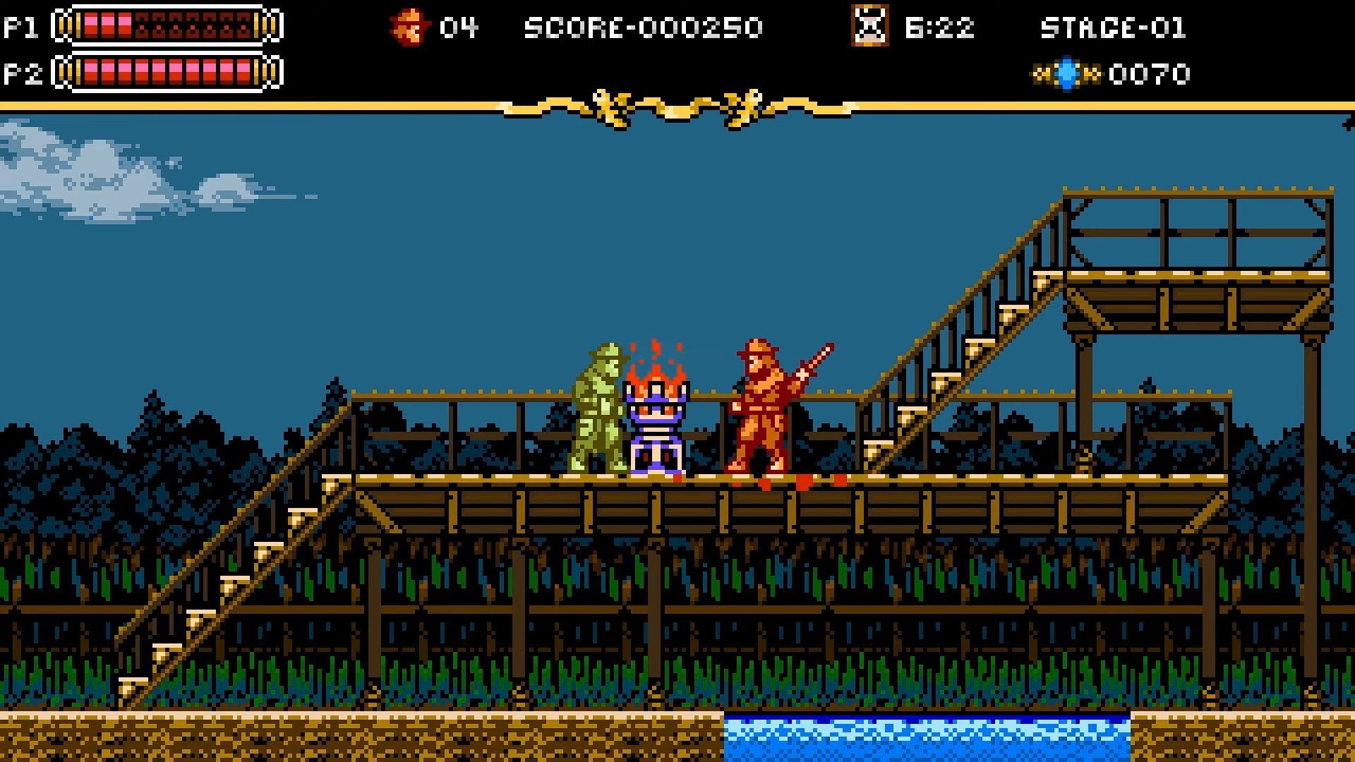 Der Zwei-Spieler-Koop-Modus bringt eine dynamische Zusammenarbeit in die gnadenlose 21-Level-Kampagne.