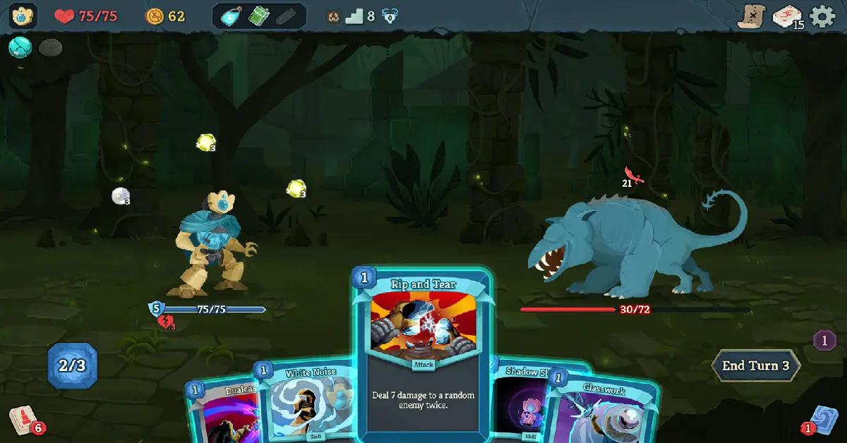 Slay the Spire 2 Logo und Early Access Gameplay-Screenshot auf dem PC