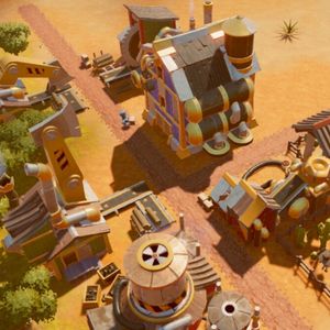 SteamWorld Build Stadt
