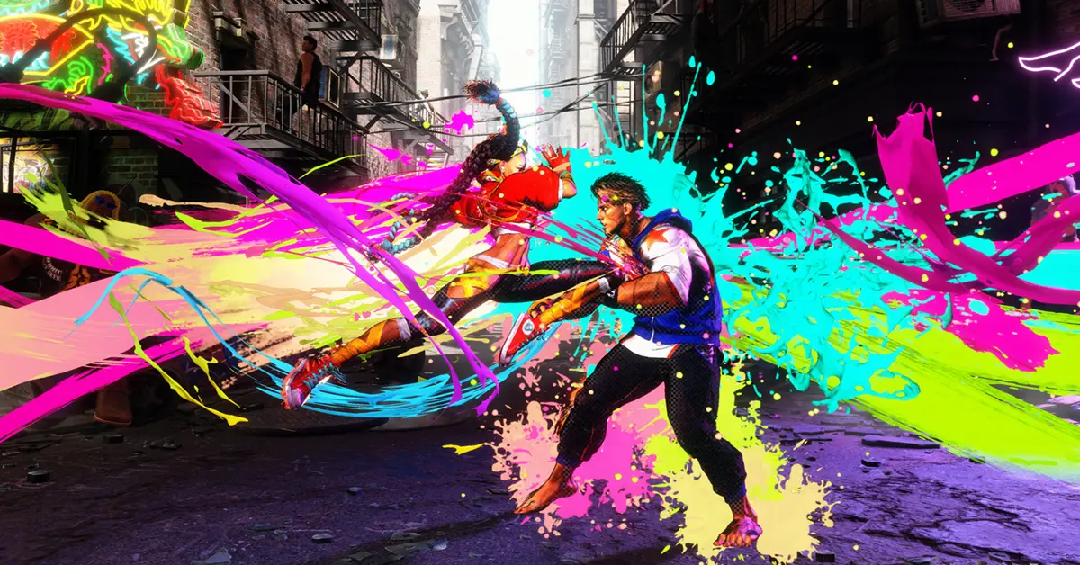 Street Fighter 6-Gameplay, das einen Drive Impact-Konter gegen einen Gegner zeigt