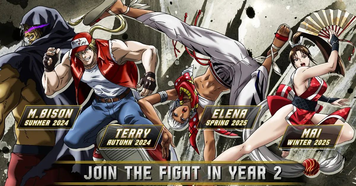 Street Fighter 6 Year 2 Character Pass mit Terry, Mai, M. Bison und Elena