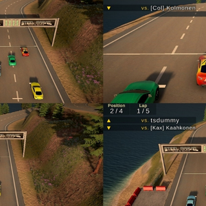 Turbo Sliders Unlimited - 4 Kameras