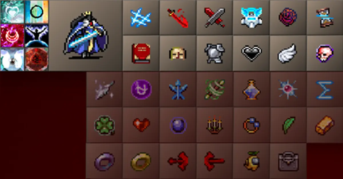 Vampire Survivors Late-Game-Evolution Charakter-Build.