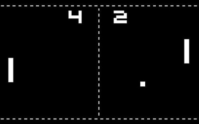 Pong, das erste Videospiel