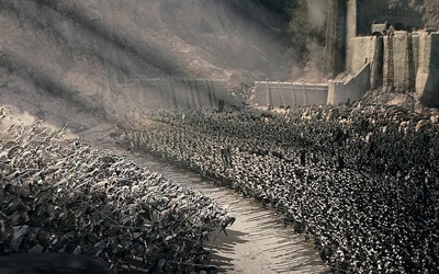 computergeneriertes Bild in dem Film Herr der Ringe