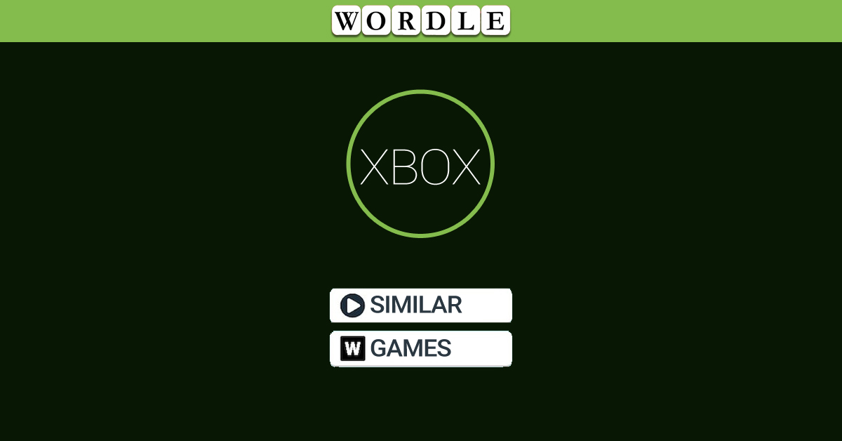 Xbox-Spiele wie Wordle