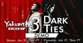 Demo zu Yakuza Kiwami 3 & Dark Ties startet am 21. Januar für PC und Konsolen