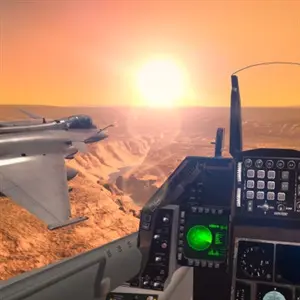 Airplane Flight Simulator Combat Zone - Flugdeck