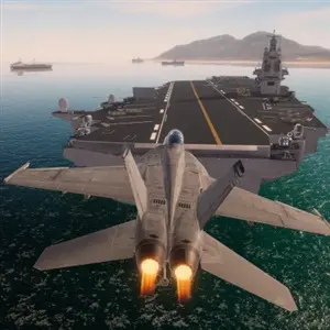 Airplane Flight Simulator Combat Zone - Offshore-Basis