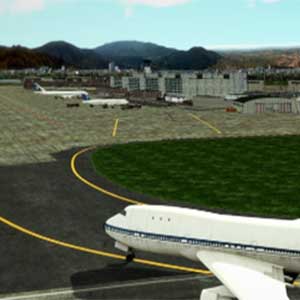 Riesiger internationaler Flughafen