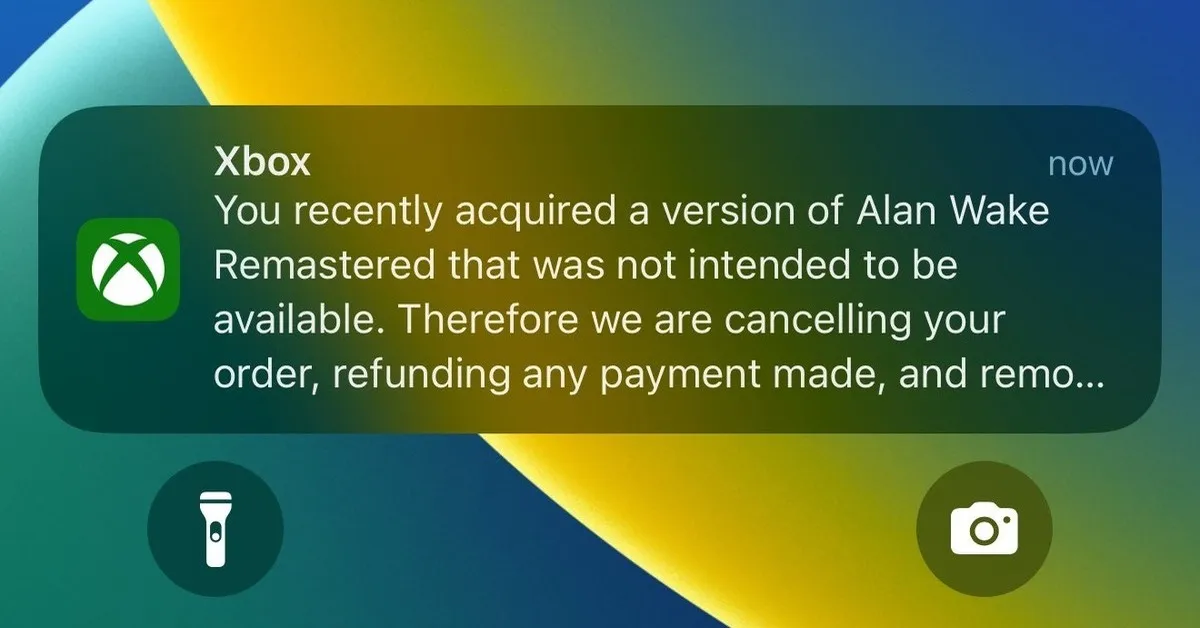 Alan Wake Remastered Kostenlos Zurückgenommen