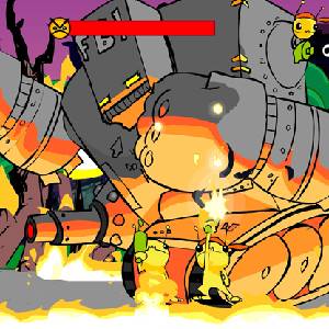 Alien Hominid HD - Mega FBI Panzer