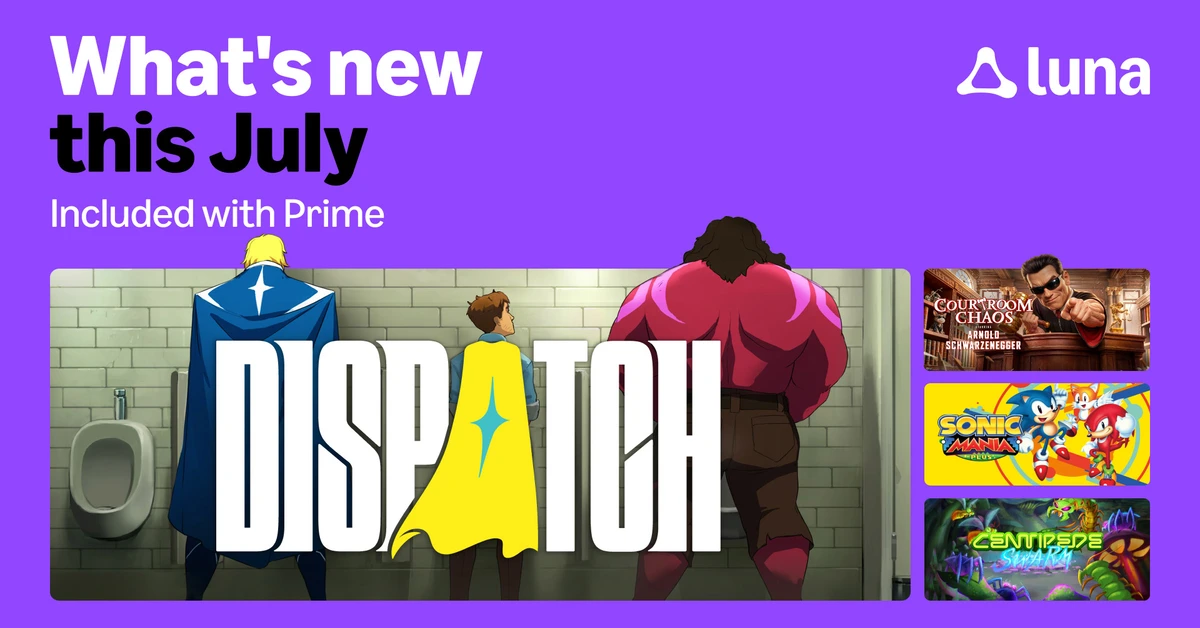 Play For Free with Prime: Luna Cloud Streaming Games for July 2026