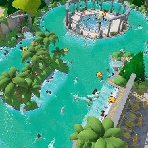 Aquapark Tycoon - Bäume und Brunnen